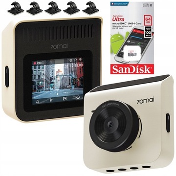 Kamera samochodowa 70mai A400 145° język PL 64GB