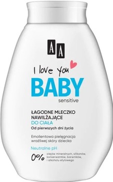 ŁAGODNE MLECZKO NAWILŻAJĄCE DLA DZIECKA AA