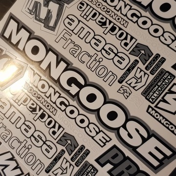 Наклейки на велосипед Наклейки MONGOOSE MTB с логотипом для велосипеда, рама, 2 цвета