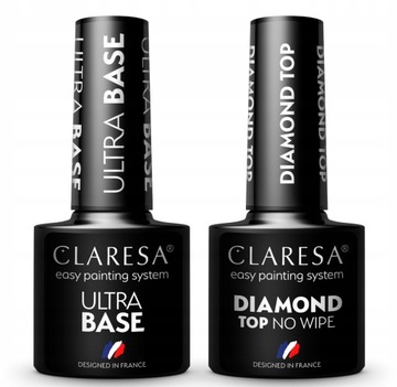 CLARESA ZESTAW ULTRA BASE + DIAMOND TOP NO WIPE