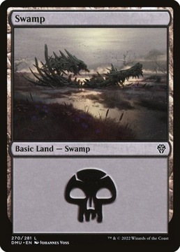 MtG: Swamp (V.3) (DMU) *foil*