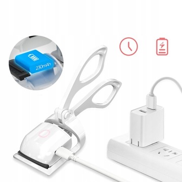 Щипцы для завивки ресниц электрические, с подогревом, USB-C