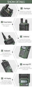 Рация Baofeng UV-9R Pro 10Вт новая IP68