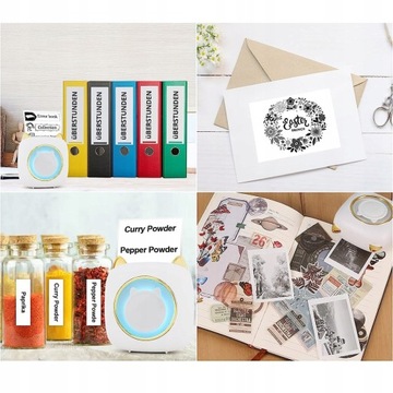 Мини-портативный термопринтер C23 BT LED со светодиодной подсветкой