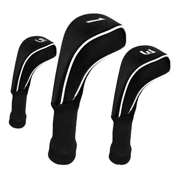3 szt. Pokrowiec na główkę klubu golfowego Kierowca 1 3 5 Woods Headcover W