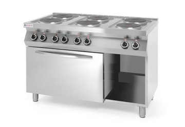 KUCHNIA ELEKTRYCZNA 6-PŁYTOWA KITCHEN LINE Z KONWEKCYJNYM PIEKARNIKIEM ELEK