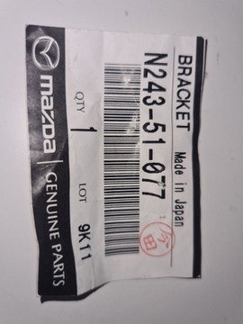 B453- MAZDA MX-5 ND DRŽÁK VÝZTUHA NÁRAZNÍKU LEVÝ ZADNÍ N24351077