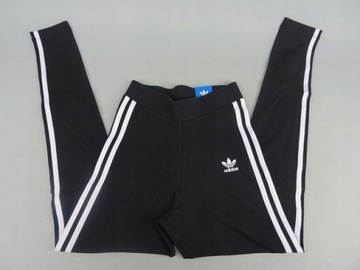 Legginsy ADIDAS 3 STRIPES Czarny - 34