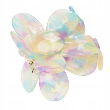 Зажим для волос из ацетатного пластика в форме цветка