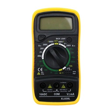 МУЛЬТИМЕТР ЦИФРОВОЙ ИЗМЕРИТЕЛЬ ТОКА XL830L НАБОР