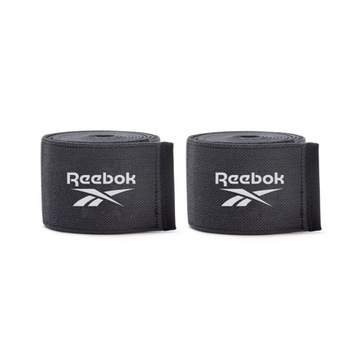 TAŚMY WZMACNIAJĄCE KOLANA CZARNE REEBOK