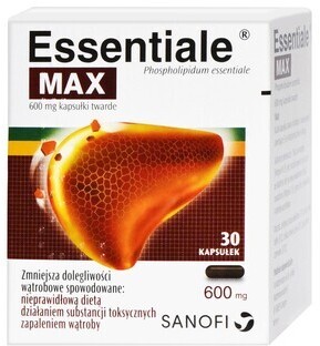 Essentiale Max, 600 mg, kapsułki twarde, 30 szt.