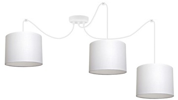 LAMPA WISZĄCA SUFITOWA ŻYRANDOL ABAŻUR NOWOCZESNA