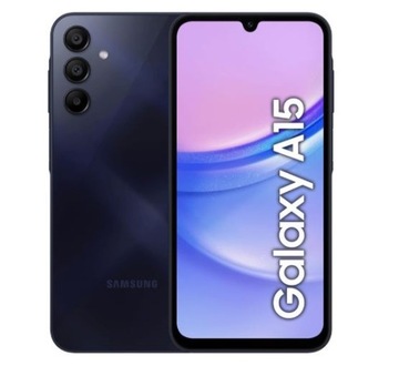 Смартфон Samsung Galaxy A15 4/128 ГБ LTE 6,5 дюйма 90 Гц 50 Мп AMOLED ЧЕРНЫЙ