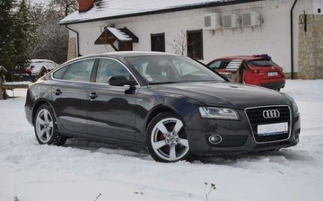 Audi A5 8T Sportback 2.0 TDI 143KM 2010 Audi A5 Sportback 2010r, 2.0 TDI, Automat, Skora, Xenon, Navi, Swietnie ut, zdjęcie 1