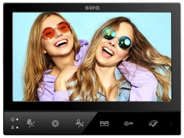 Monitor VDA-02C5 FHD 7' furtka brama nagrywanie, kolor CZARNY