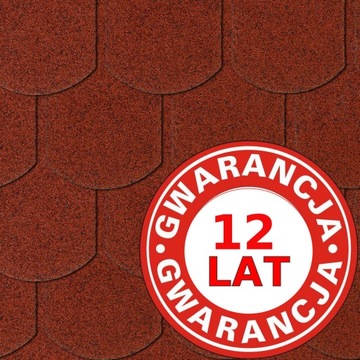 MATIZOL Битумная черепица PATIO Карповая черепица RED 3,85 м2