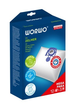 WORKI DO ODKURZACZ ZELMER ANTEK,COBRA, ODYSSEY,AQUAWELT,ROTO 12szt +3 FILTR