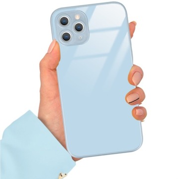 ETUI NIEBIESKI CASE GLASS do IPHONE 11 PRO Szklane