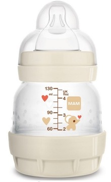 MAM Baby BUTELKA ANTYKOLKOWA Perfect Star 130ml Better Together beżowa