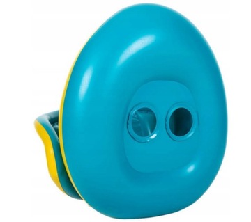 Надувная лодка с крышей 65 х 73 х 60 см сине-желтая.