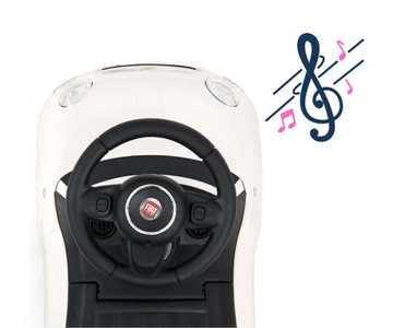 Fiat 500 Red Milly Mally, автомобиль, толкатель для детей