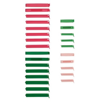 IKEA BEVARA suwaki klips do zamykania torebek x26
