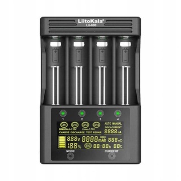 LiitoKala Lii-600 Зарядное устройство 18650 26650 14500 AA