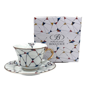 Filiżanka ze spodkiem Arlekin 250 ml Bogucice