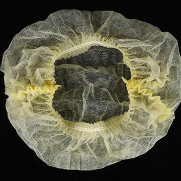 200 ПК устранимых не сплетенных шляп, устранимого желтого цвета + апельсина крышки сети волос