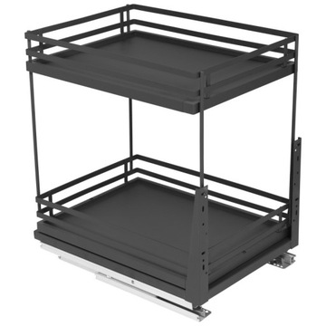 KOSZ CARGO MINI DELUXE R-40 GRAFIT 2P. DO SZAFKI 400 MM CICHY DOMYK AMIX