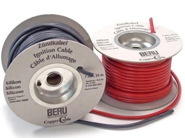 TESLA PRZEWÓD SILIKON WN 1M CZERWONY