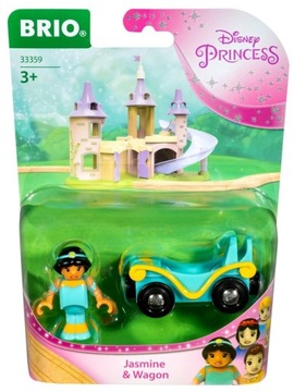BRIO KOLEJKA DISNEY PRINCESS JASMINE Z WAGONIKIEM