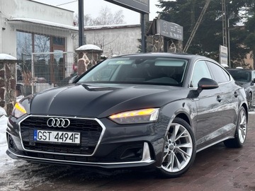 Audi A5 F5 Sportback 2.0 40 TFSI 190KM 2020 Audi A5 Sportback 40 TFSI SPORT S-Tronic Virtual -Masaże Matrix- LED Radary