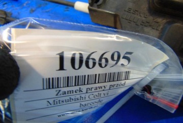 MITSUBISHI COLT VI 5D ZÁMEK PRAVÝ PŘEDNÍ