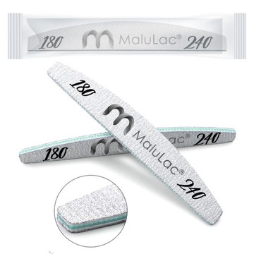 100 шт. пилочка для ногтей MaluLac Zebra 180 240 БЕЗОПАСНАЯ УПАКОВКА