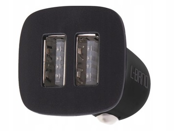 ŁADOWARKA SAMOCHODOWA DO AUTA 2xUSB DŁUGI KABEL WEJŚCIE TYPU C