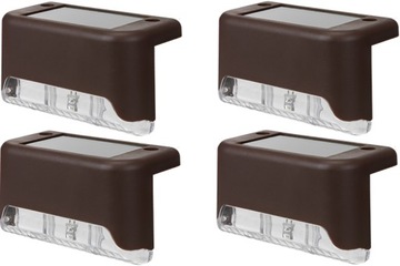 4x ВОДОНЕПРОНИЦАЕМЫЙ СОЛНЕЧНЫЙ СВЕТОДИОДНЫЙ НАРУЖНЫЙ САДОВЫЙ ЛЕСТНИЧНЫЙ СВЕТИЛЬНИК