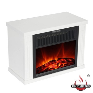 MINI KOMINEK ELEKTRYCZNY EL FUEGO BRUGGE FARELKA