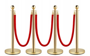 VIP-железнодорожный барьер 4 столба + 3 каната