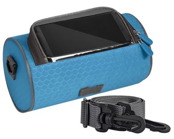 SAKWA TORBA Z PASKIEM NA RAMIĘ DO ROWERU HULAJNOGI MOTOCYKLU NA TELEFON