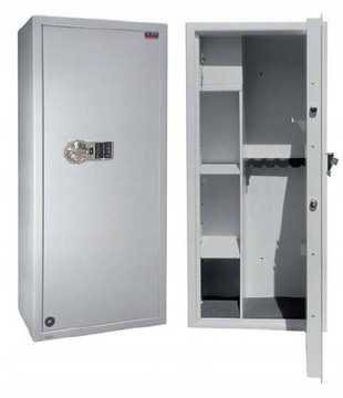 Sejf szafa na broń ELEKTRONIK 6szt półki kl. S1