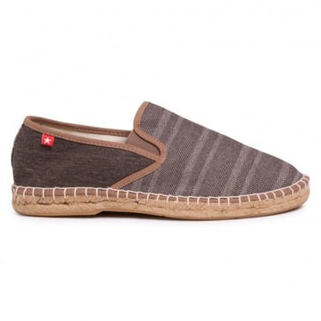 BIG STAR FF174541 BRĄZOWE ESPADRYLE MĘSKIE BUTY R41