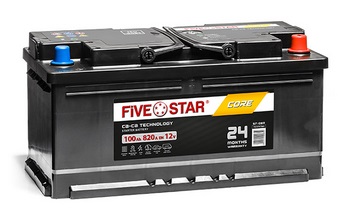 AKUMULATOR 100Ah 820A 12V P+ 353x175x190