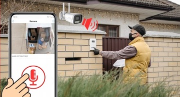 БЕСПРОВОДНАЯ WIFI НАРУЖНАЯ IP-КАМЕРА 5MPX ПРИЛОЖЕНИЕ TUYA ANOMATEC