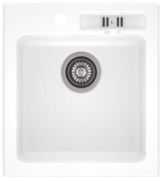 MODERNO ZLEW GRANITOWY MARTHA 20 PURE WHITE 47x43
