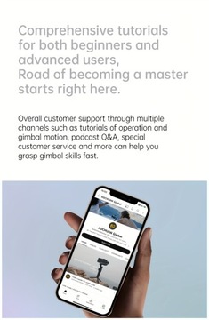 AOCHUAN XE 3-осевой портативный складной смартфон со стабилизатором поперечной устойчивости
