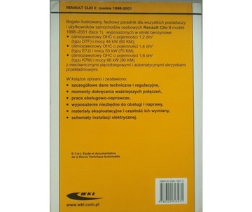 Ремонт RENAULT CLIO II Renault CLIO 98-01 Строительный ремонт Renault Clio II