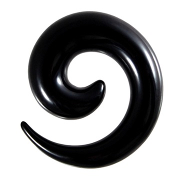 AKRYLOWY ROZPYCHACZ SPIRALA CZARNA 12 mm
