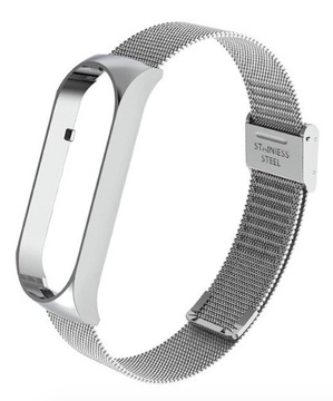 Стальной браслет для Mi Smart Band 5/6, серебристый